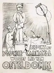 Piet Koppens, Bezoekt het Bossche Carnaval Oeteldonk, poster