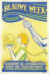 N. van Balingen, Blauwe Week, poster