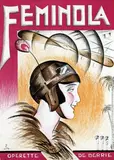 Henri C. Pieck, Feminola Operette De Berrie, 1927, poster