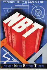 Jos van Woerkom, NBT Nederlandse Bond van Technici, poster