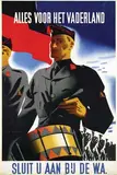 van Altena, Alles voor het Vaderland Sluit u aan bij de W.A., 1942, poster