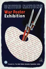 Vliem Rotter, United Nations War Poster Exhibition, poster