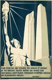 R. Filipowski, Flanders Fields The Torch; be yours to hold it high!, poster