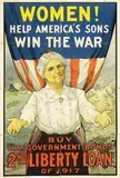 R.H. Porteous, Women! Help America's Sons Win The War, 1917, poster