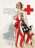 Harrison C. Fisher, I summon you to Comradeship in the Red Cross Woodrow Wilson, 1918, poster