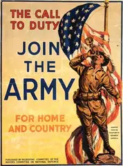 Edoardo Cammili, Join The Army The call to duty for home and country, 1917, poster