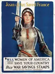William Haskell Coffin, Joan of Arc Saved France Women of America, 1918, poster