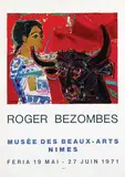 Rogers Bezombes, Musée des Beaux-Arts Mimes Roger Bezombes, 1971, poster