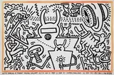 Keith Haring, Keith Haring at Robert Fraser Gallery London, 1983, poster