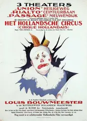 L. Bub, Movie: Louis Bouwmeester "Het Hollandsche Circus", 1924, poster