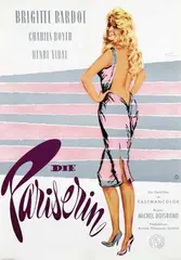 Rolf Lutzen, Movie: Brigitte Bardot in "Die Pariserin", 1957, poster