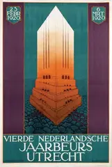 Frans ter Gast, Vierde Nederlandsche Jaarbeurs Utrecht, 1920, poster
