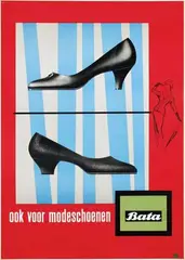 Ad Jaspers, Bata ook voor modeschoenen, poster