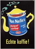 Sytze E., Van Nelle's instant coffee Echte koffie!, poster