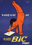 Pierre Fix-Masseau, Ik schrijf zó vlot met de echte BIC punt, poster
