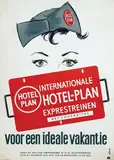 Jan de Haan, Int. Hotelplan Exprestreinen, 1949, poster