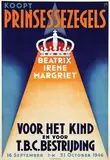Jacobus F. Jansma, Koopt Prinsessezegels voor het Kind en voor T.B.C. Bestrijding, 1946, poster