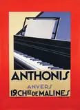 Modern Studio-Anvers, Louis Anthonis Piano's Anvers, poster
