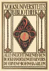 Otto van Tussenbroek, Volksuniversiteitsbibliotheek Haarlem, poster