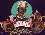 Advertising Agency Han Coppens, Sabina Thee Koffie, poster