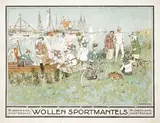 Johanna Coster, Wollen Sportmantels Amsterdam, poster