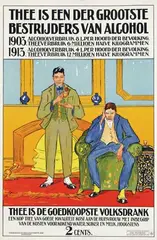 Monogram Svw, Thee is een der grootste bestrijders van alcohol, 1913, poster