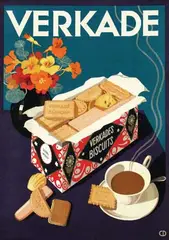 Cees Dekker, Verkade Biscuits Zaandam, poster