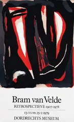 Bram van Velde by Bram van Velde, poster, sold Apr 2012