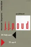 Benno Wissing, architect j.j.p. oud, 1951, poster