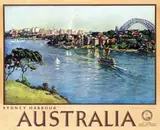 William Ashton, Australia Sydney Harbour, poster
