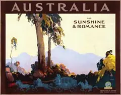 Isaac J. Northfield, Australia for Sunshine & Romance, poster
