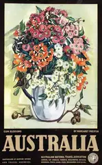 Margeret Preston, Australia Gum Blossoms, poster
