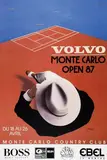 Monte Carlo Open by (ps. Gérard Courbouleix) Razzia, 1987, poster, sold Apr 2012