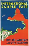 Morgan, International Sample Fair Rio de Janeiro, 1934, poster