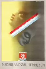 Frans Waslander, Volksherstel Nederland zal Herrijzen, poster