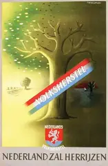 Frans Waslander, Volksherstel Nederland zal Herrijzen, poster