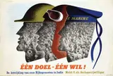 Frederic H. K. Henrion, Één Doel-Één wil!, 1944, poster