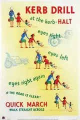 Bradly, Kerb drilling Quick march, poster