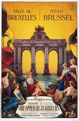 Willy Thiriar, Ville de Bruxelles 5e Foire Commerciale, poster