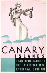 Pieter de Molijn, Canary Island, 1930, poster