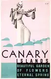 Pieter de Molijn, Canary Island, 1930, poster