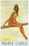 Jean Gabriel Domerque, Monte-Carlo, 1952, poster