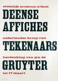 Deense Affiches nederlandse kring van Tekenaars by Willem Sandberg, 1952, poster, sold Apr 2012