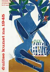 HAP Grieshaber, duitse kunst na 1945, 1951, poster