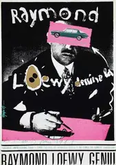 Grapus, Raymond Loewy in Paris, 1987, poster