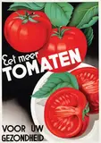Zoltán Szatmáry, Eet meer Tomaten, 1937, poster