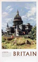 Donald C. Towner, Britain London, 1954, poster