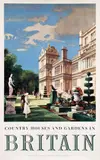 Rowland Hilder, Britain Country Houses, 1952, poster