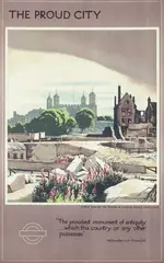 Walter Spradbery, The Proud City, 1944, poster