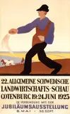 Carl Meurling, Allgemeine Schwedische Landwirtschafts-Schau, 1923, poster